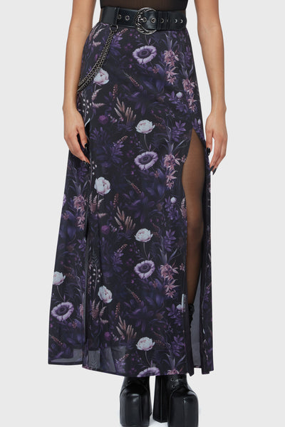 Dusk's Garden Maxi Skirt