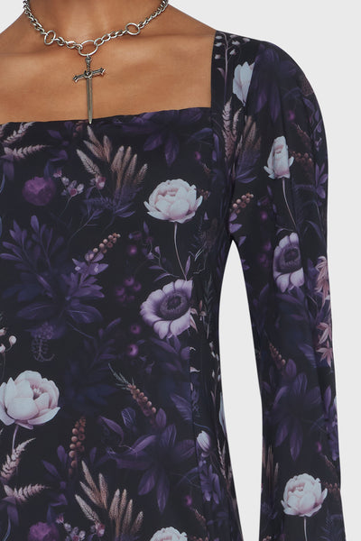 Dusk's Garden Maxi Dress