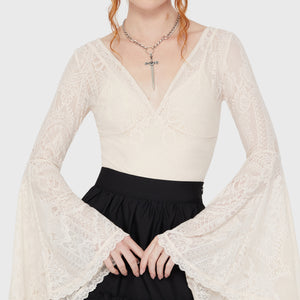 Fatal Attraction Bodysuit [IVORY]