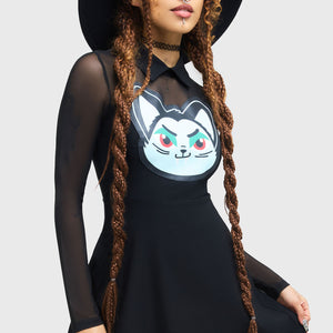 Feeling Fangtastic Skater Dress