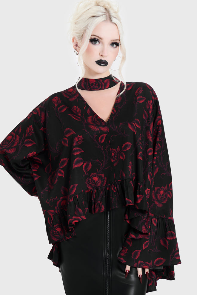 Funeral Rose Blouse