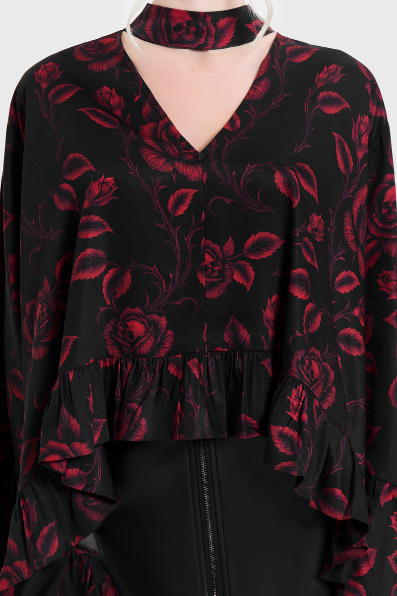 Funeral Rose Blouse
