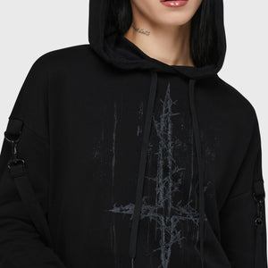 Final Dictvm Crop Hoodie