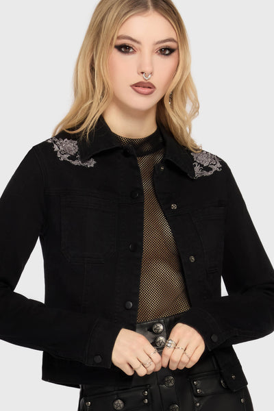 Gaia Adorned Embroidered Jacket