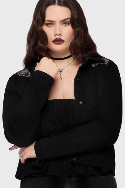 Gaia Adorned Embroidered Jacket