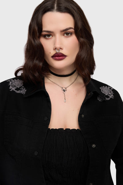 Gaia Adorned Embroidered Jacket