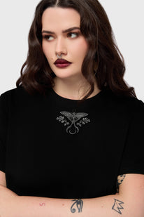 Gaia Adorned Embroidered T Shirt