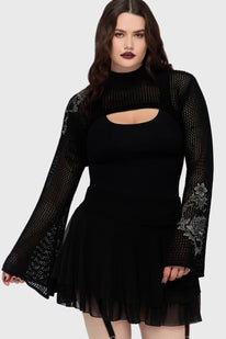 Gaia Adorned Knit Bolero