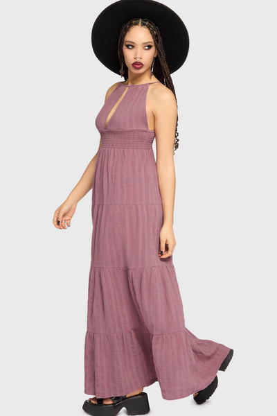 Gaia Adorned Textured Dress