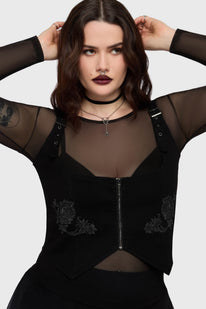 Gaia Adorned Underbust Corset