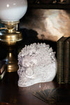Geode Crystal Skull Ornament