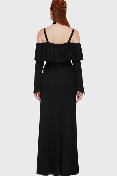 Ghostly Garden Maxi Dress