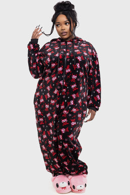 Gloomy Horns Fleece Onesie [PLUS]