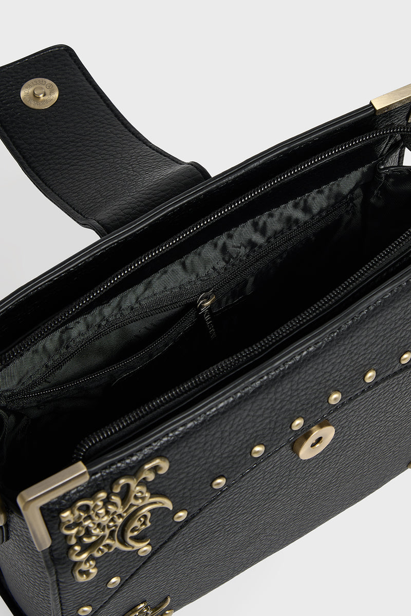 Gold Moon Charm Crossbody Bag