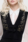Golden Spire Knitted Top