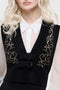 Golden Spire Knitted Top