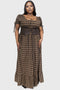 Grim Gretchen Dress [BROWN TARTAN]