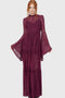Hecate Lace Maxi Dress [Plum]