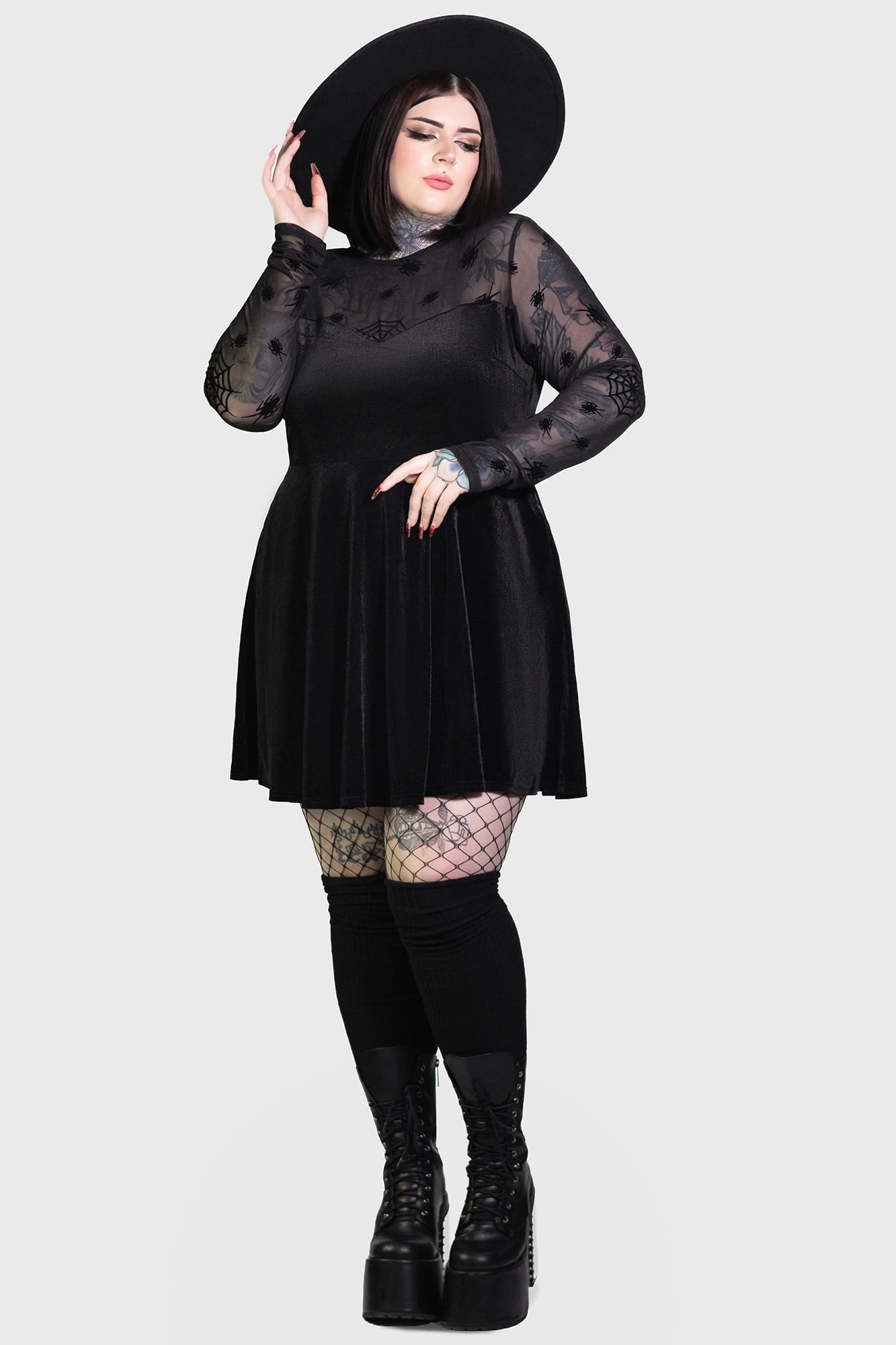 Beetlejuice Gorgeous Monochrome Dress - Mila main image 0