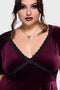Hour Of Echelia Velvet Mini Dress
