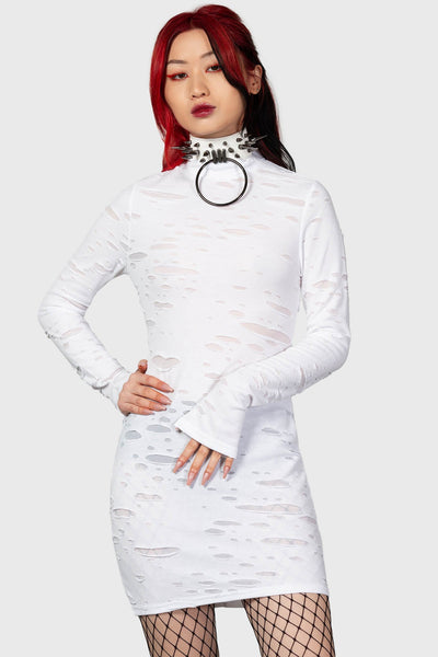 Illuminated Demon Long Sleeve Dress Resurrect