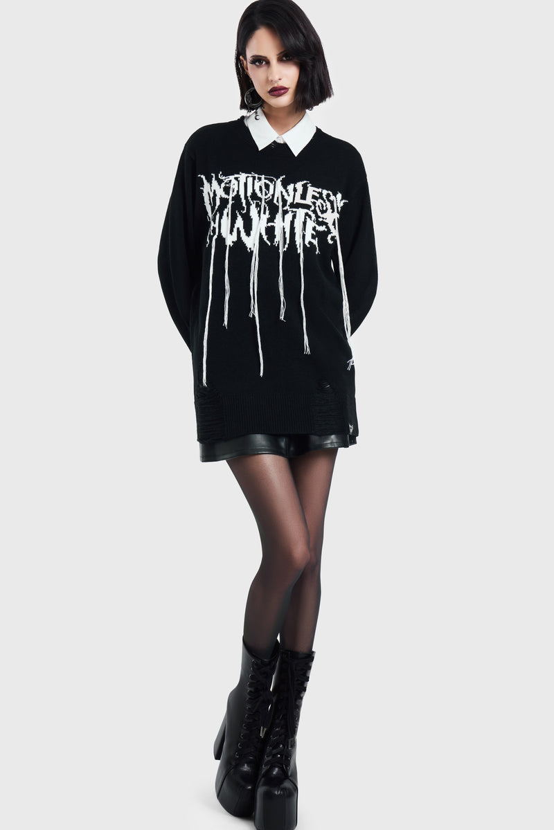 IN ANOTHER LIFE KNIT SWEATER
