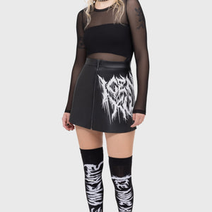 INK Logo Mini Skirt