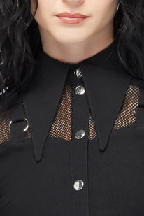 Jovana Collar & Ring Dress