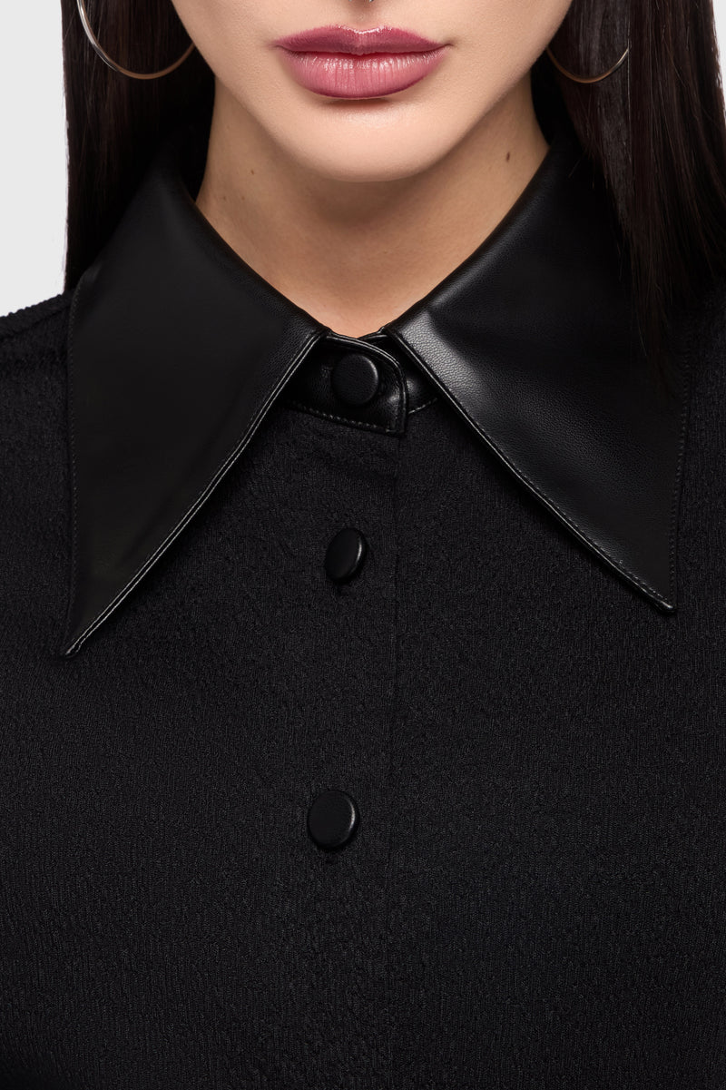 Kihilist Obsidienne Collar Dress