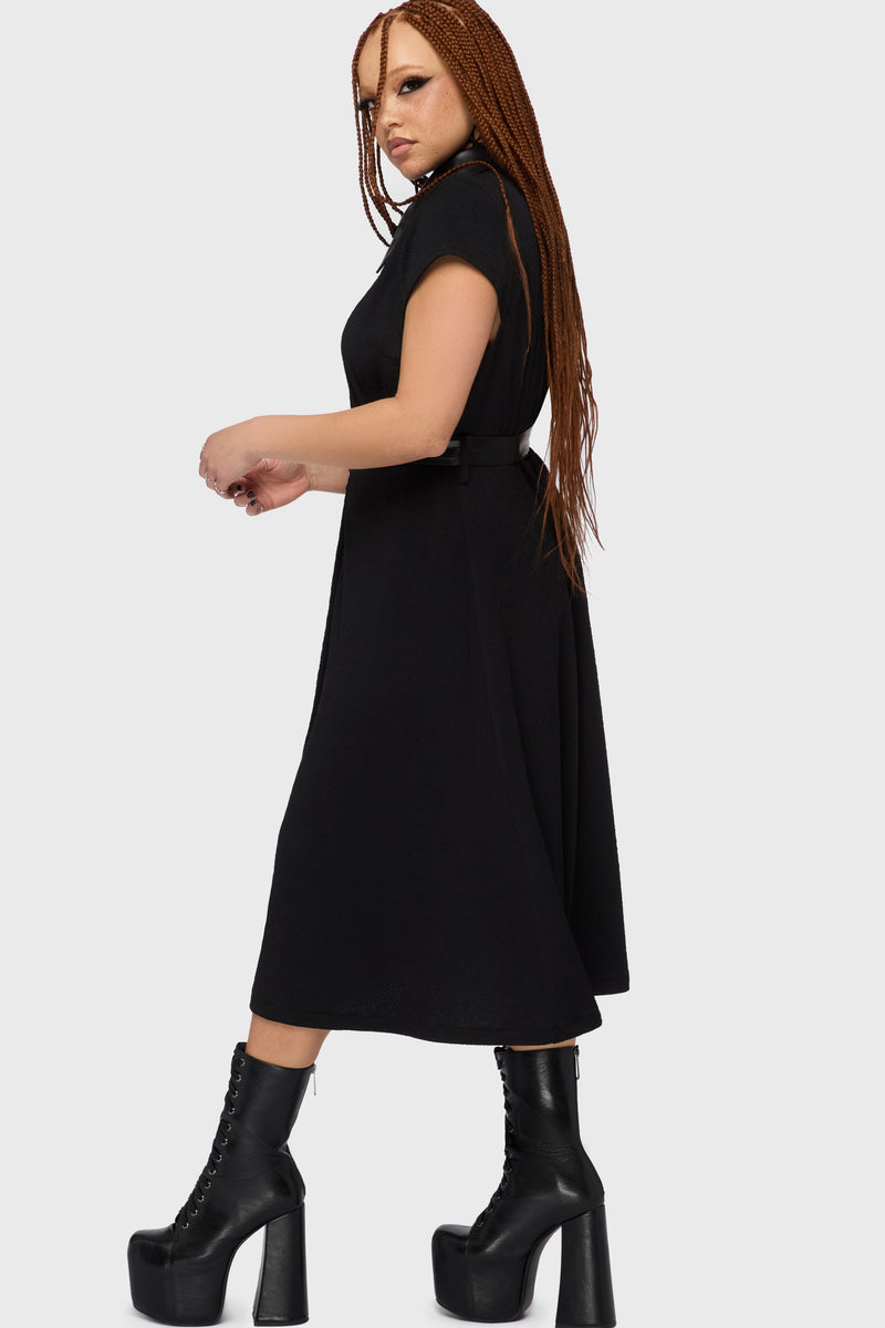 Kihilist Obsidienne Collar Dress