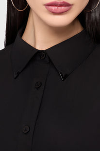 Kihilist Obsidienne Shirt Dress (Maxi Dress)