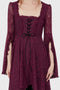 Killing Kisses Lace Maiden Dress Plum
