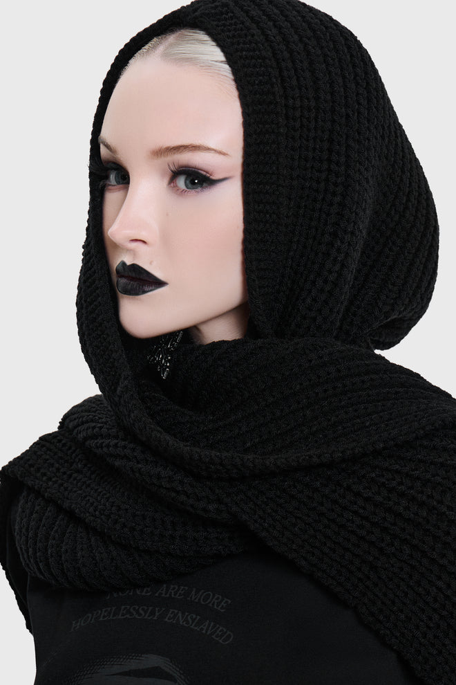 Killstar Hooded Scarf