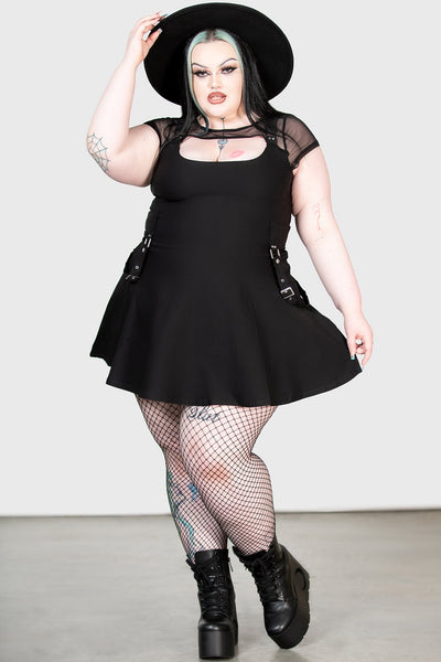 kounter kulture skater dress Killstar Kounter Kulture Skater Dress Black