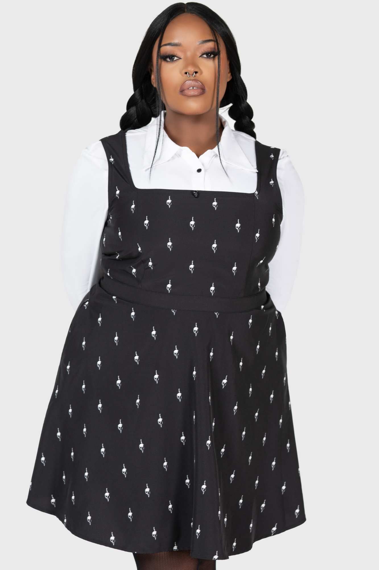 Little Storm Cloud Pinafore Dress PLUS