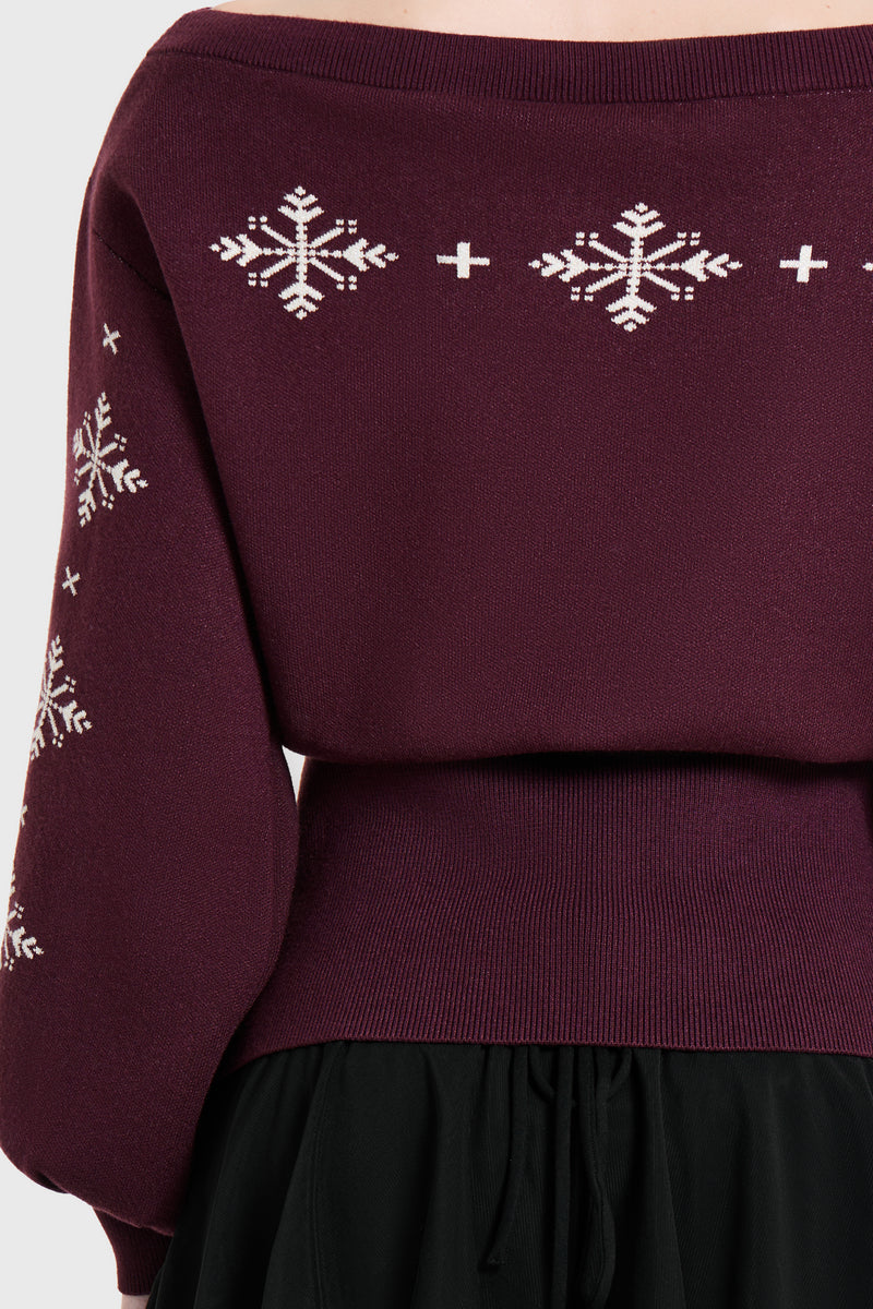 Loathe Laugh Leave Knitted Sweater