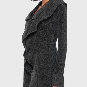 Lunar Owl Cardigan [Grey]