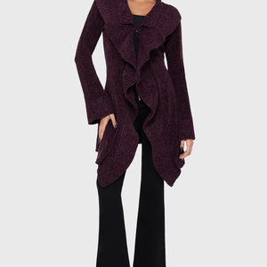 Lunar Owl Cardigan [Purple]