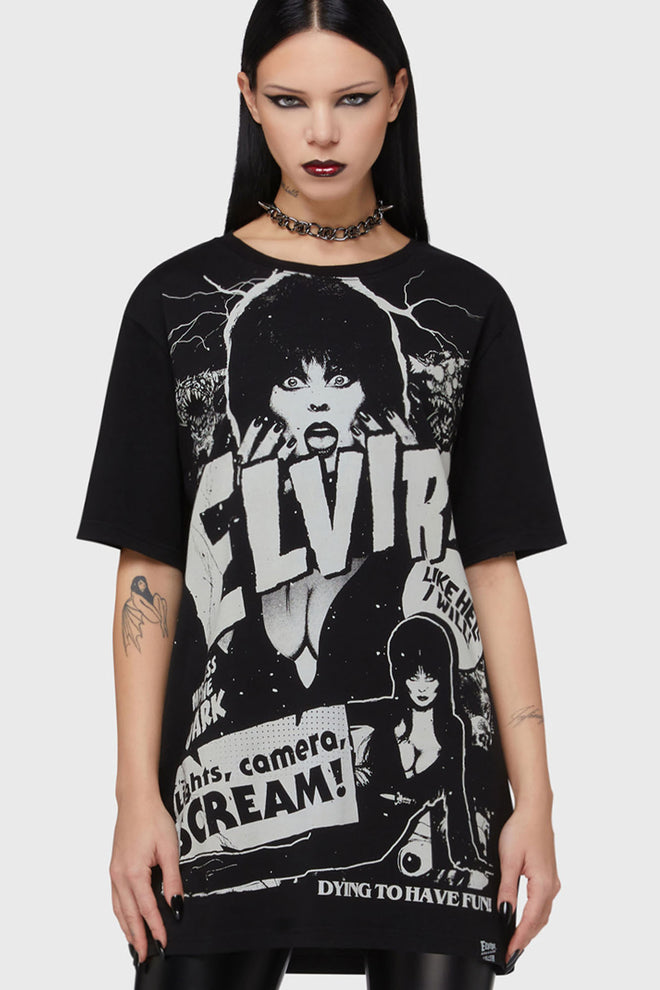 Lights Camera Scream T-Shirt