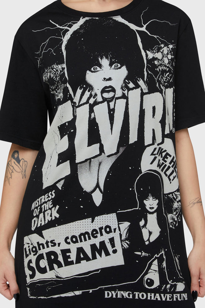 Lights Camera Scream T-Shirt