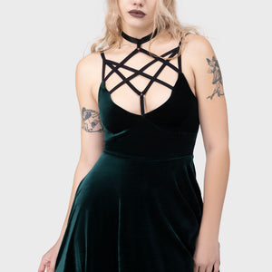 Magica Skater Dress [EMERALD]