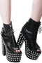 Metal Mayhem Peeptoe Boots Resurrect