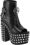 Metal Mayhem Peeptoe Boots Resurrect