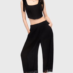 Midnight Vale Pleated Trousers