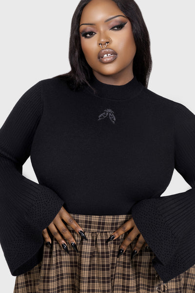 Morbida's Moth Knitted Top