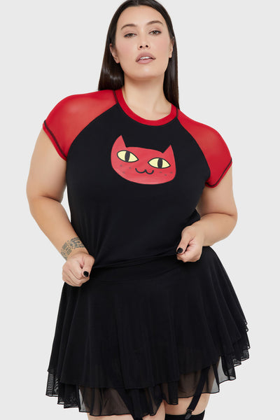Marceline Kitty Crop T-Shirt