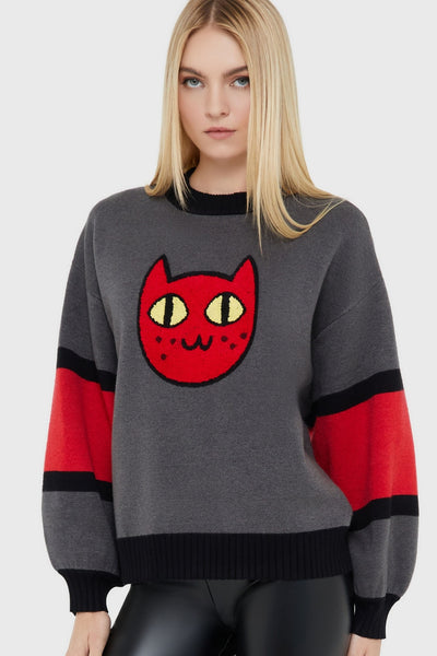 Marceline Kitty Knit Sweater