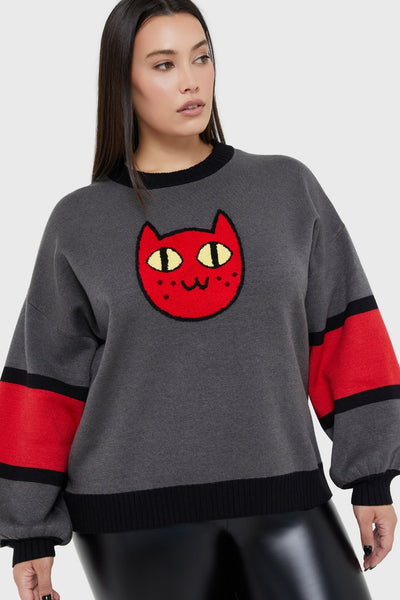 Marceline Kitty Knit Sweater
