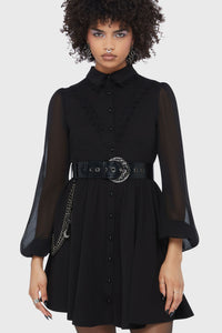 Miss Mourning Mini Dress