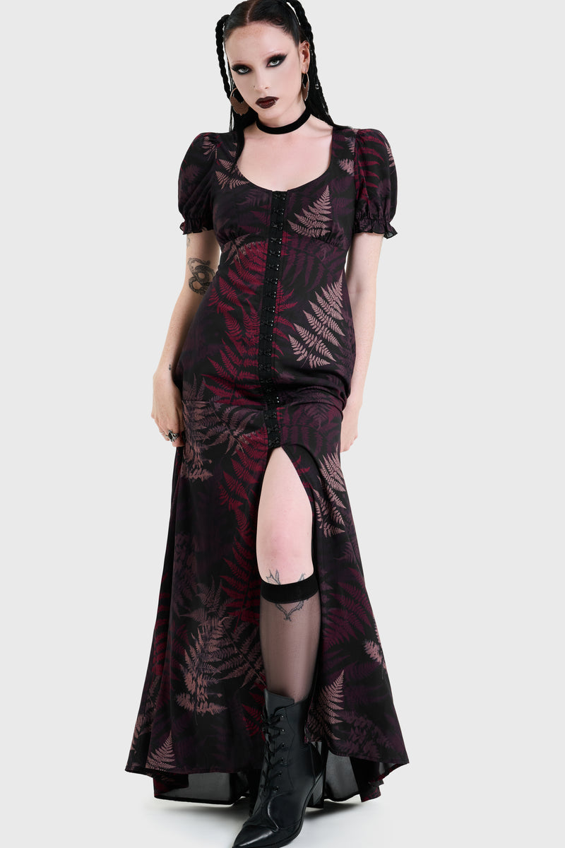 Night's Inferno Maxi Dress